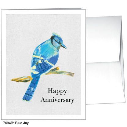 Blue Jay, Greeting Card (7694B), A2 Card, printedcanvas.com