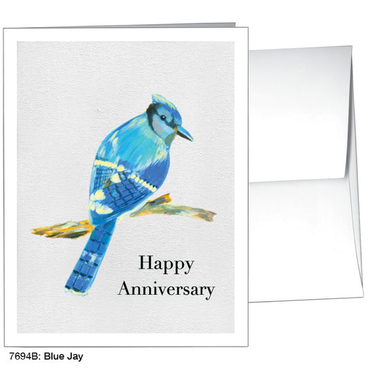 Blue Jay, Greeting Card (7694B), A2, printedcanvas.com