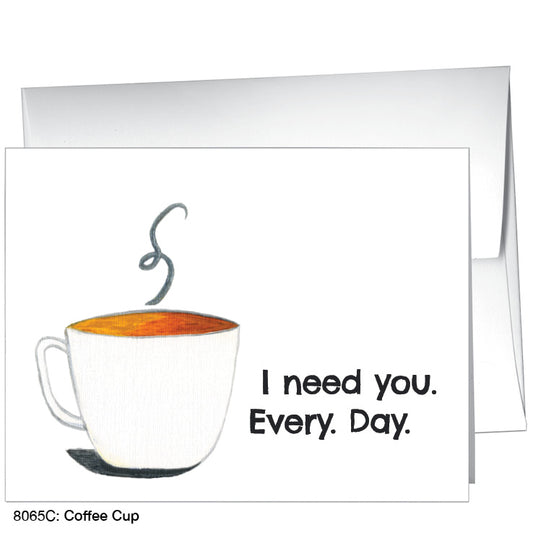 Coffee Cup, Greeting Card (8065C), A2, printedcanvas.com