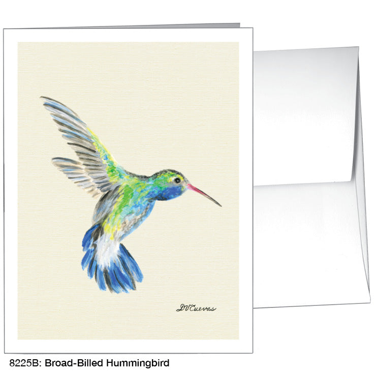 Broad-Billed Hummingbird, Greeting Card (8225B), A2, printedcanvas.com