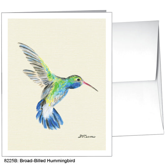 Broad-Billed Hummingbird, Greeting Card (8225B), A2, printedcanvas.com