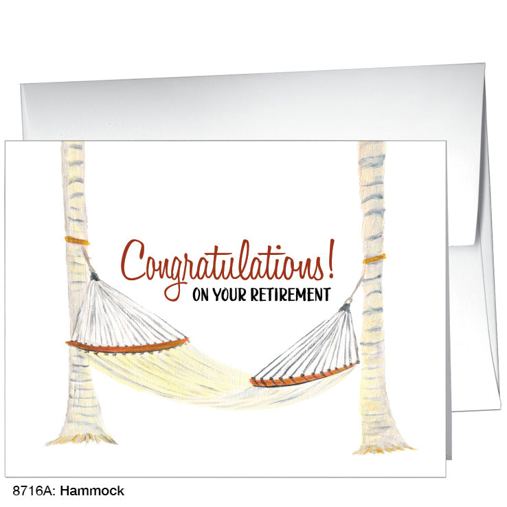 Hammock, Greeting Card (8716A), A2 Card, www.printedcanvas.com