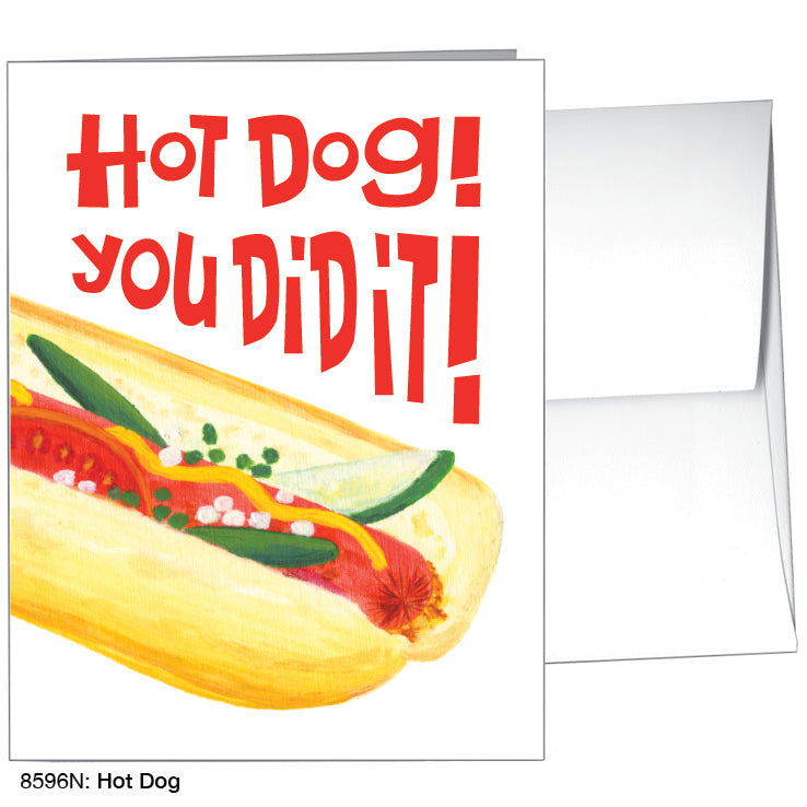 Hot Dog, Greeting Card (8596N), A2 Card, www.printedcanvas.com
