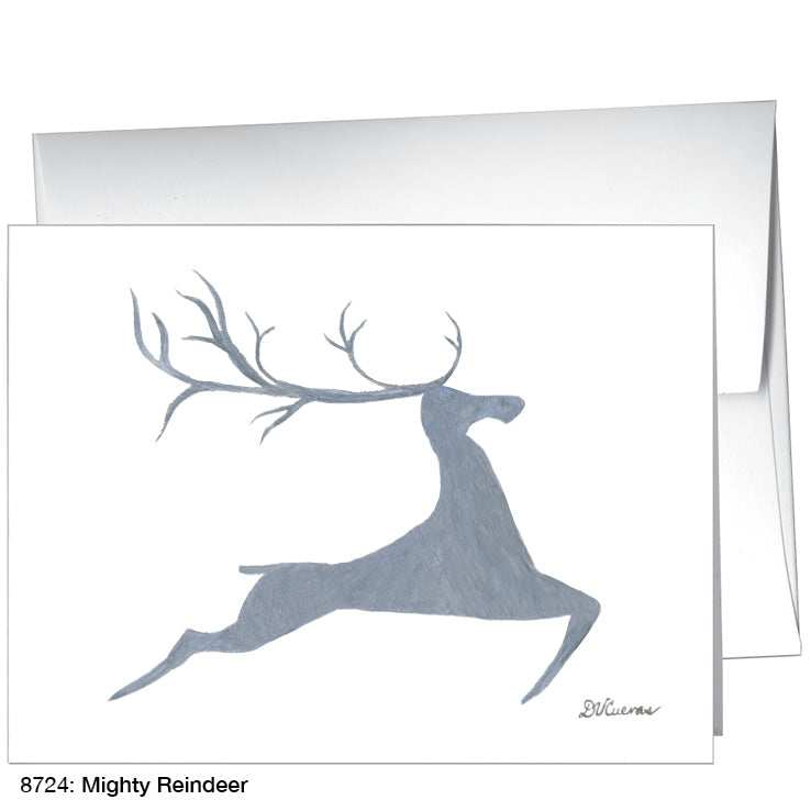 Mighty Reindeer, Greeting Card (8724), A2, printedcanvas.com