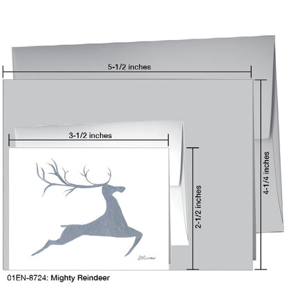 Mighty Reindeer, Greeting Card (8724), Enclosure, printedcanvas.com