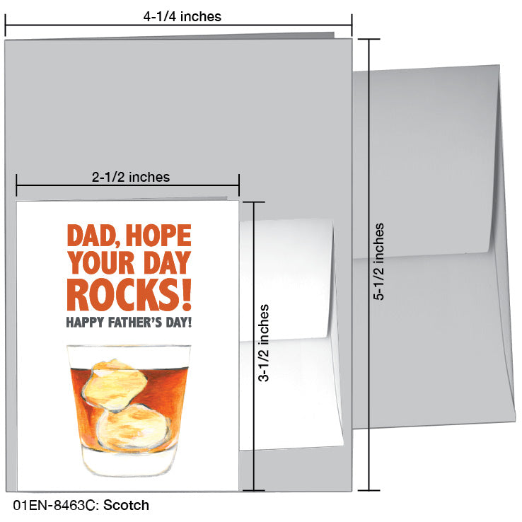 Scotch, Greeting Card (8463C), Enclosure Card, www.printedcanvas.com