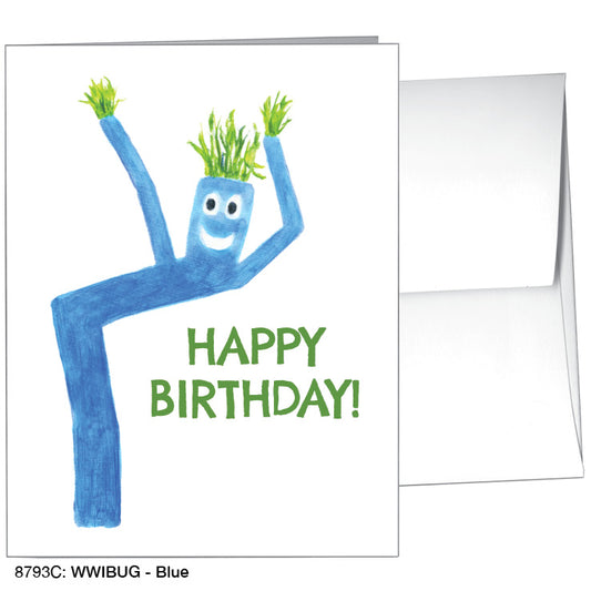 WWIBUG - Blue, Greeting Card (8793C), A2, printedcanvas.com