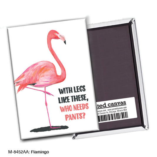 Flamingo, Magnet (M-8452AA), front, printedcanvas.com
