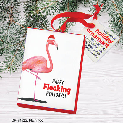 Flamingo, Ornament (OR-8452S), Front, printedcanvas.com