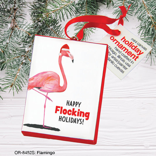 Flamingo, Ornament (OR-8452S), Front, printedcanvas.com