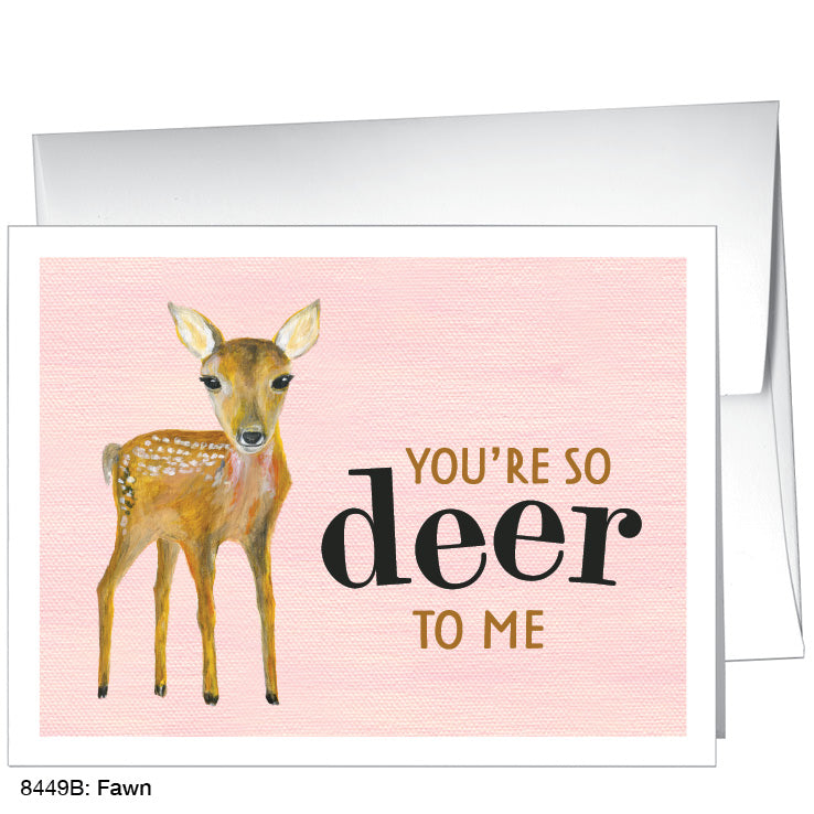 Fawn, Greeting Card (8449B), A2 Card, printedcanvas.com