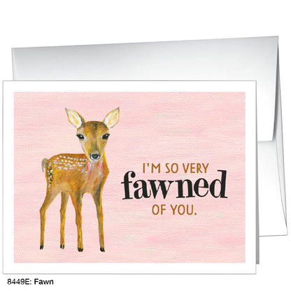 Fawn, Greeting Card (8449E), A2, printedcanvas.com