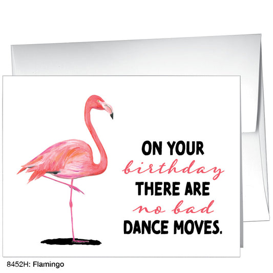 Flamingo, Greeting Card (8452H), A2, printedcanvas.com