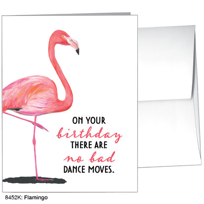 Flamingo, Greeting Card (8452K), A2, printedcanvas.com