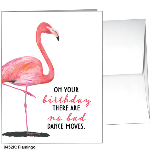 Flamingo, Greeting Card (8452K), A2, printedcanvas.com