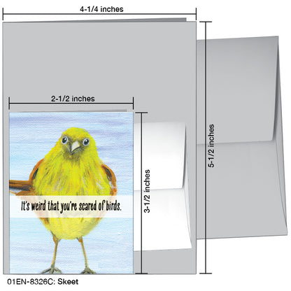Skeet, Greeting Card (8326C), Enclosure, printedcanvas.com