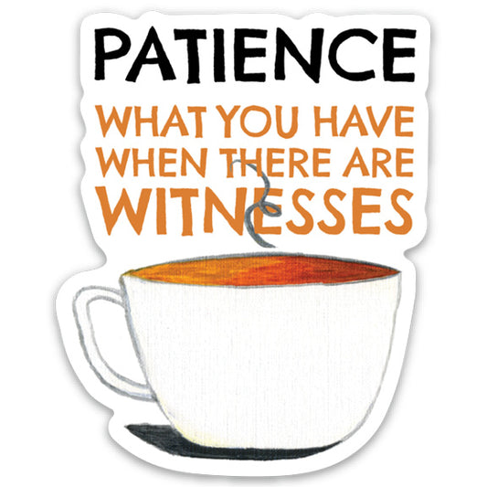 Coffee Cup, Sticker (8065BS) - Printed Canvas