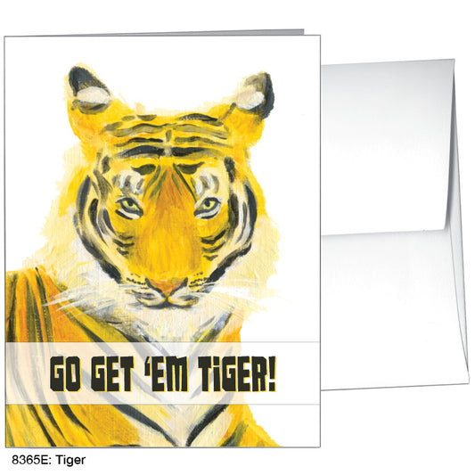 Tiger, Greeting Card (8365E), A2, printedcanvas.com