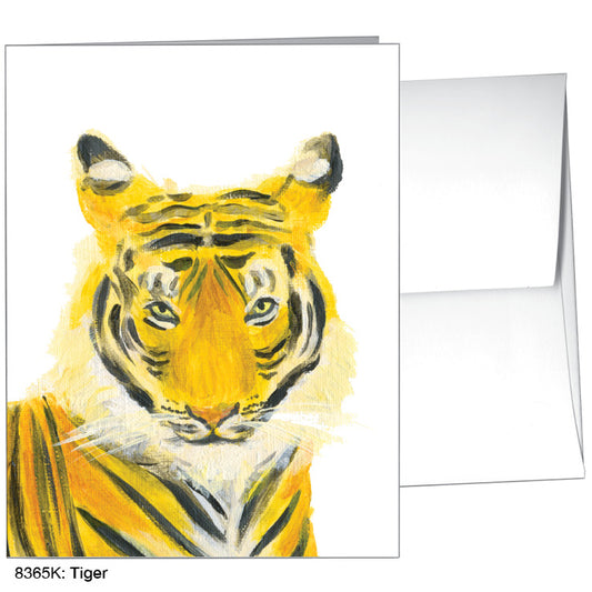 Tiger, Greeting Card (8365K), A2 Card Front, www.printedcanvas.com
