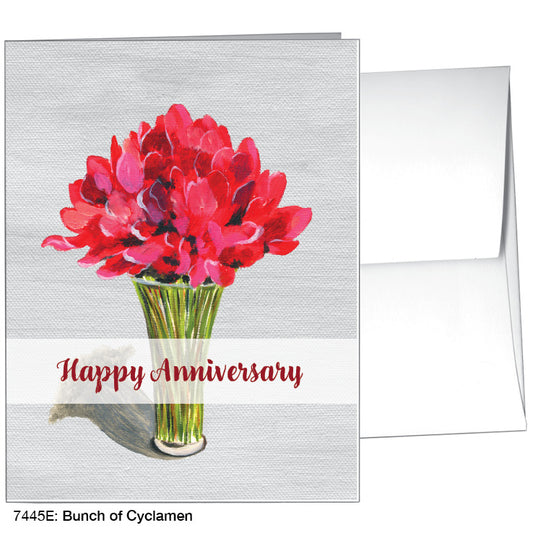 Bunch of Cyclamen, Greeting Card (7445E), A2, printedcanvas.com