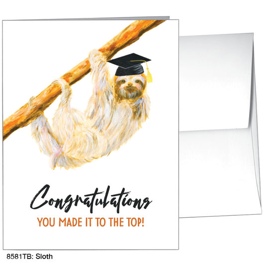 Sloth, Greeting Card (8581TB), A2, printedcanvas.com