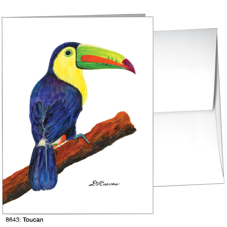 Toucan, Greeting Card (8643), A2, printedcanvas.com
