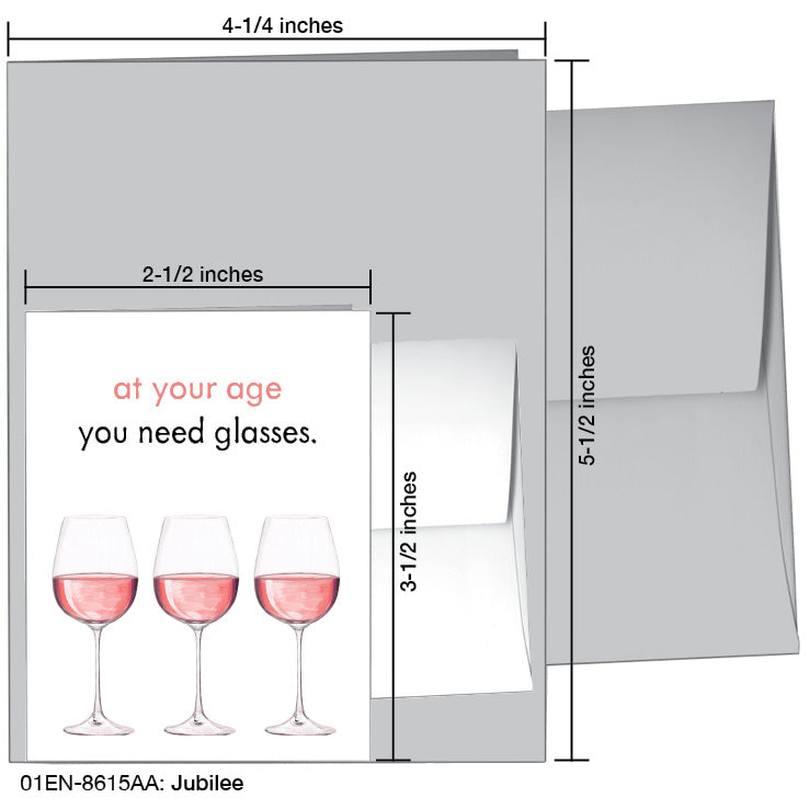 Jubilee, Greeting Card (8615AA), Enclosure, printedcanvas.com