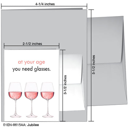 Jubilee, Greeting Card (8615AA), Enclosure, printedcanvas.com