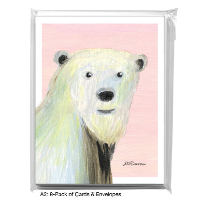 Winter Bear, Greeting Card (7877P), A2 8-Pack, printedcanvas.com