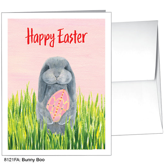 Bunny Boo, Greeting Card (8121FA), A2 Card Front, www.printedcanvas.com