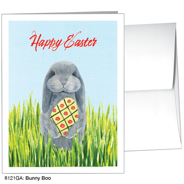 Bunny Boo, Greeting Card (8121GA), A2 Card Front, www.printedcanvas.com