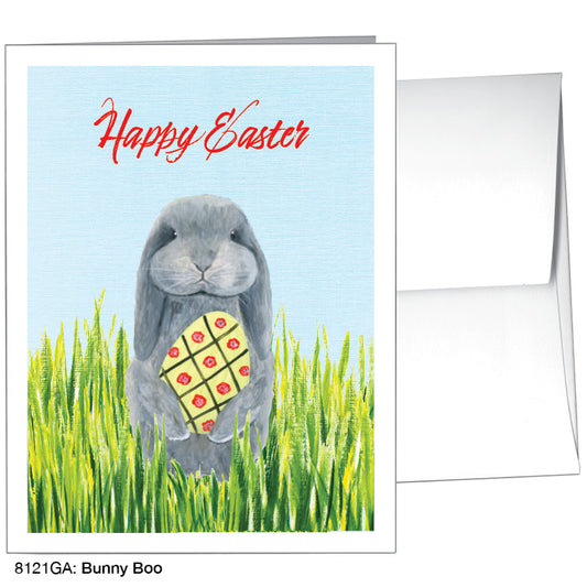 Bunny Boo, Greeting Card (8121GA), A2 Card Front, www.printedcanvas.com