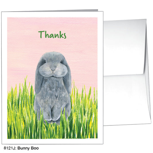 Bunny Boo, Greeting Card (8121J), A2, printedcanvas.com