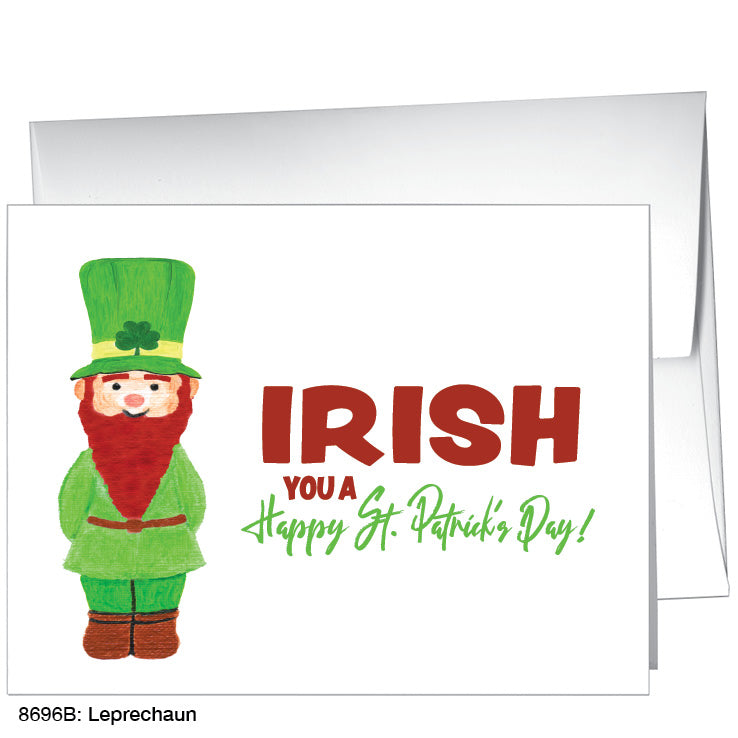 Leprechaun, Greeting Card (8696B), A2, printedcanvas.com