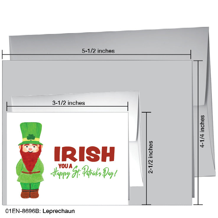 Leprechaun, Greeting Card (8696B), Enclosure, printedcanvas.com
