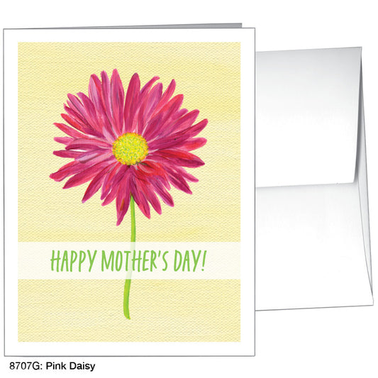 Pink Daisy, Greeting Card (8707G), A2, printedcanvas.com