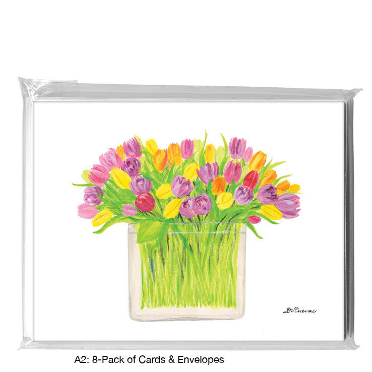 Spring Bouquet, Greeting Card (8738G), A2 8-Pack, printedcanvas.com