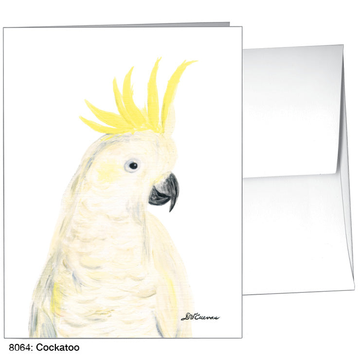 Cockatoo, Greeting Card (8064), A2, printedcanvas.com