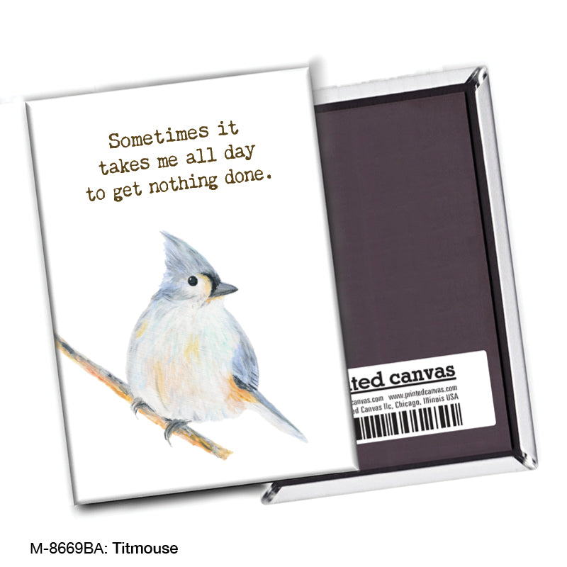 Titmouse, Magnet (M-8669BA), front, printedcanvas.com