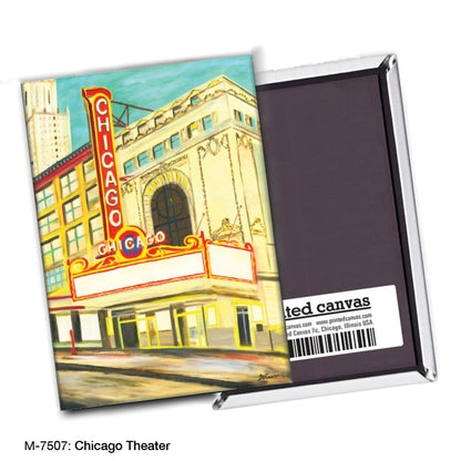 Chicago Theater, Magnet (M-7507A), blank, printedcanvas.com