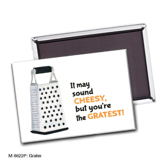 Grater, Magnet (M-8622P), Front, printedcanvas.com