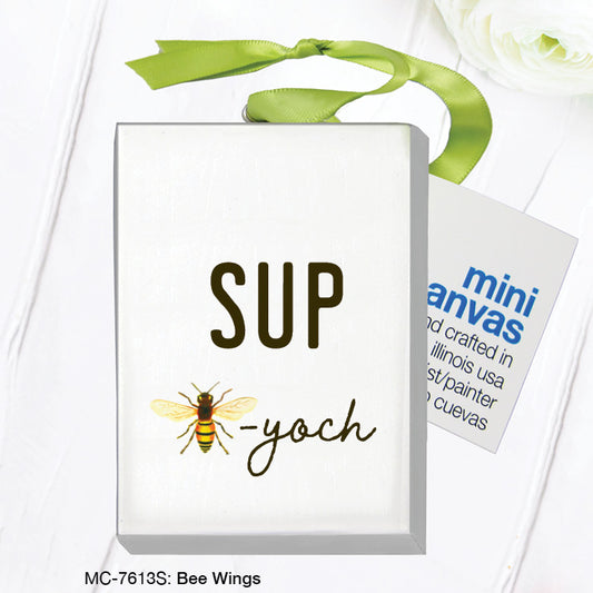 Bee Wings, Mini Canvas (MC-7613S), Front, printedcanvas.com