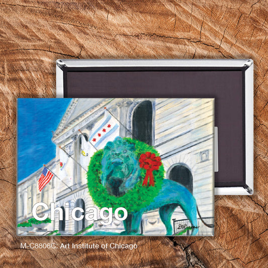 Art Institute of Chicago, Magnet (M-8806C), Front, printedcanvas.com