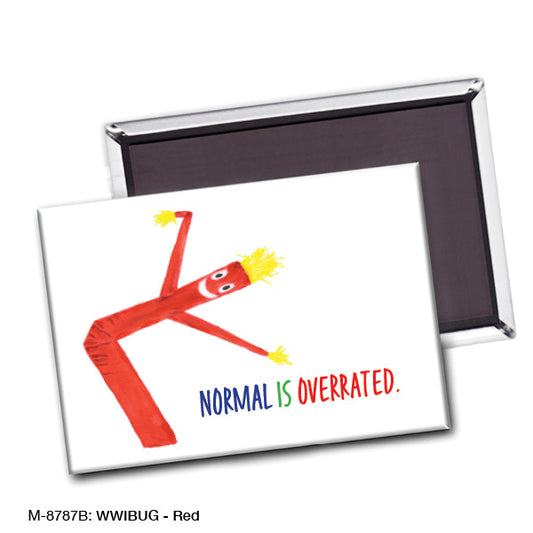WWIBUG - Red, Magnet (M-8787B), Front, printedcanvas.com
