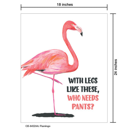 Flamingo, Card Board (8452AA), 18'x24 PosterBoard at www.printedcanvas.com
