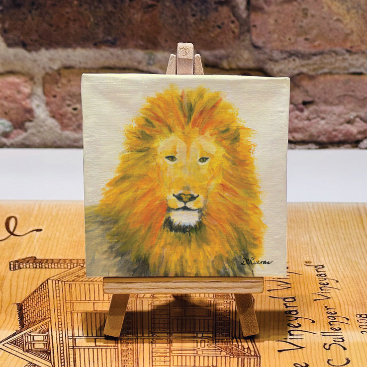 Lion Mane, Mini Artwork (MA-8368B) - Printed Canvas