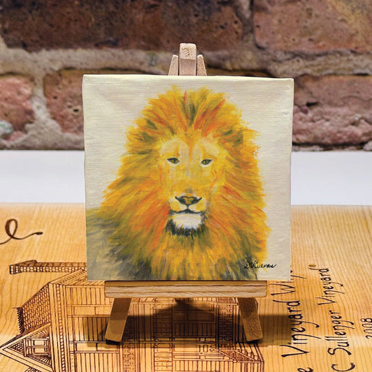 Lion Mane, Mini Artwork (MA-8368B) - Printed Canvas