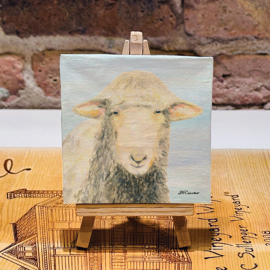 Lamb, Mini Artwork (MA-8275D) - Printed Canvas