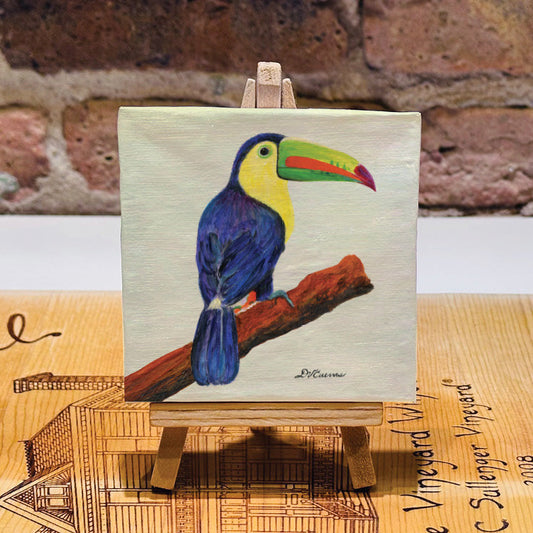 Toucan, Mini Artwork (MA-8643A) - Printed Canvas