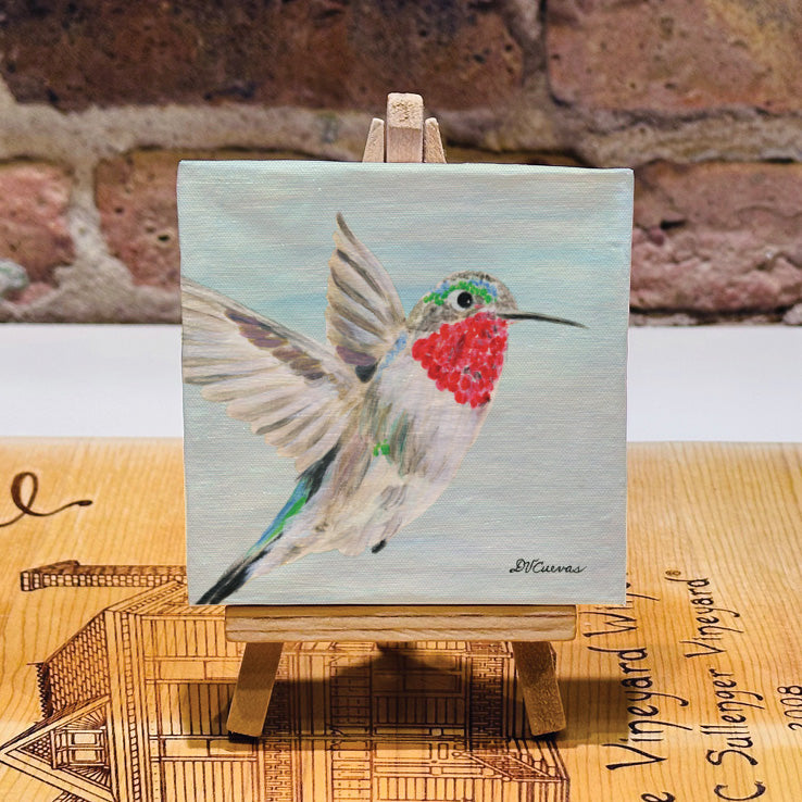 Anna's Hummingbird, Mini Artwork (MA-8213K) - Printed Canvas